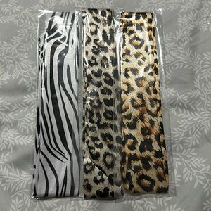 Animal Print Twilly Set of 6